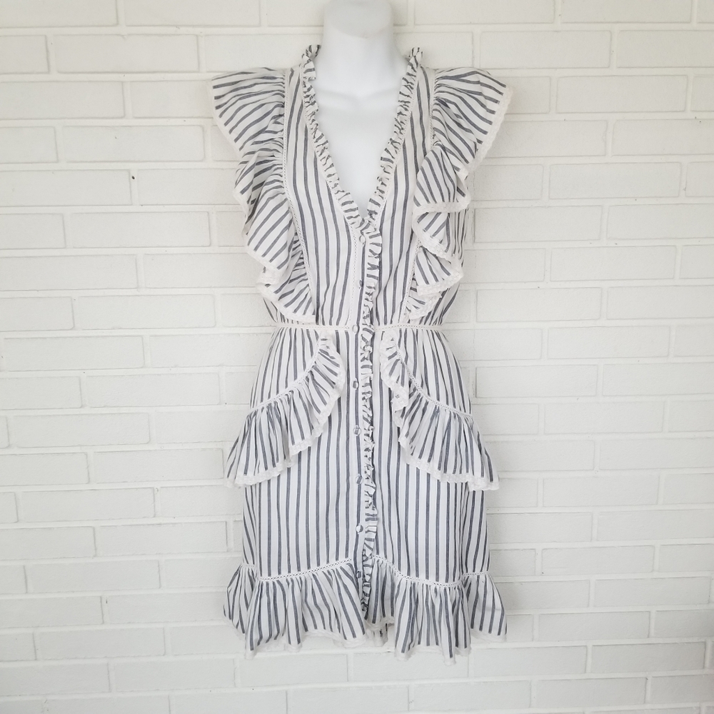 Fun Flirty LoveShackFancy mini dress. EUC